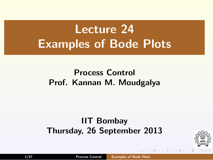 lecture 24 examples of bode plots