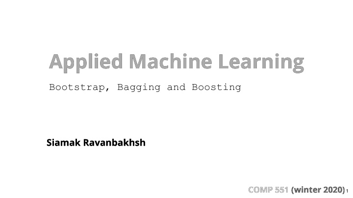 applied machine learning applied machine learning