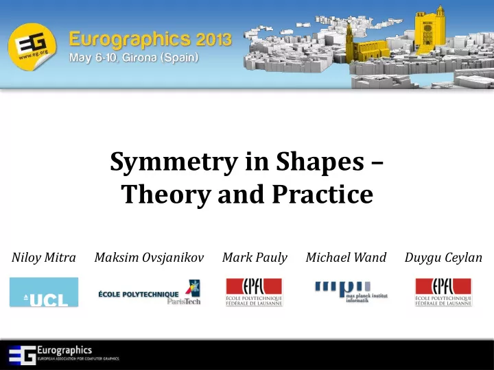 symmetry in shapes