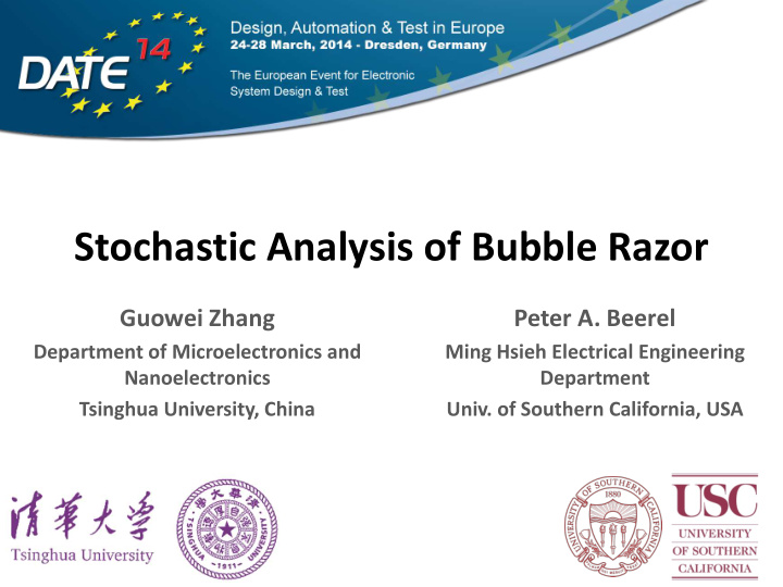 stochastic analysis of bubble razor