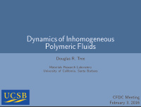 dynamics of inhomogeneous polymeric fluids