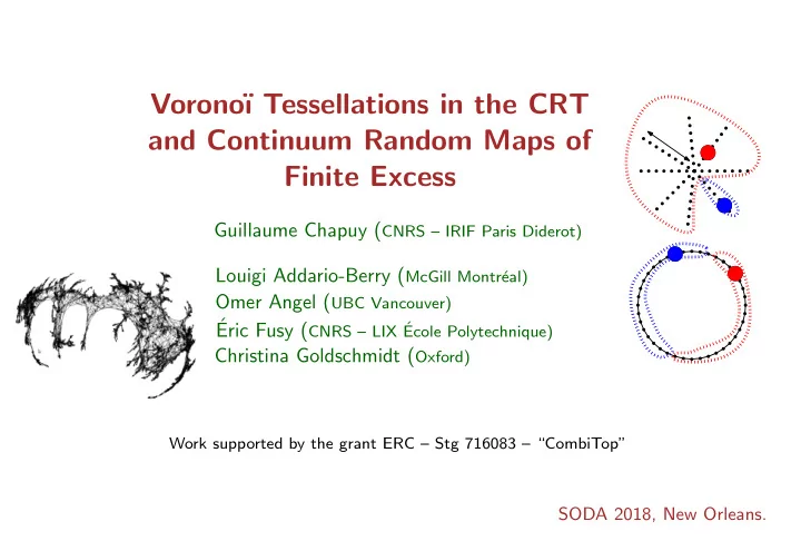vorono tessellations in the crt and continuum random maps