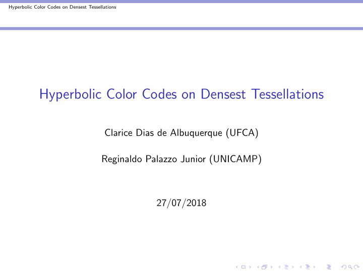 hyperbolic color codes on densest tessellations