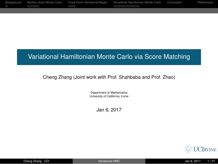 variational hamiltonian monte carlo via score matching