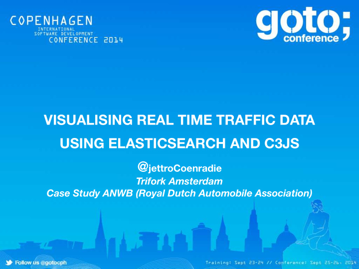 visualising real time traffic data using elasticsearch