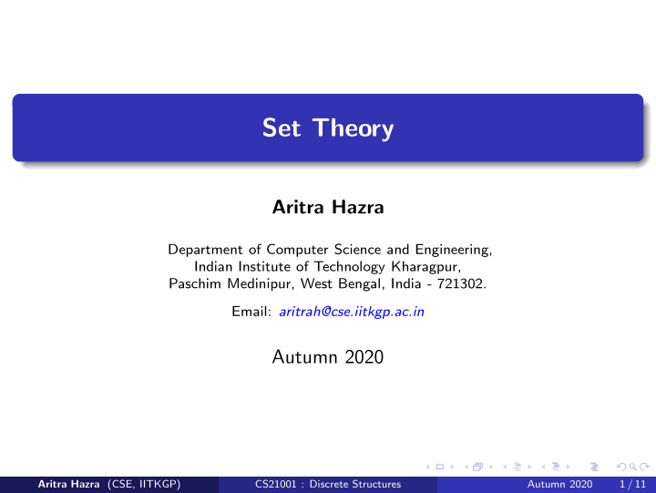 set theory