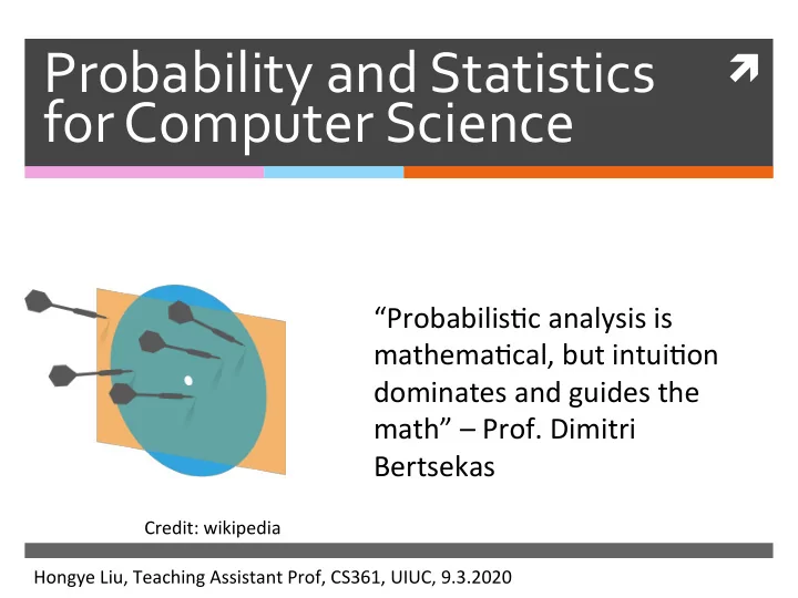probability and statistics