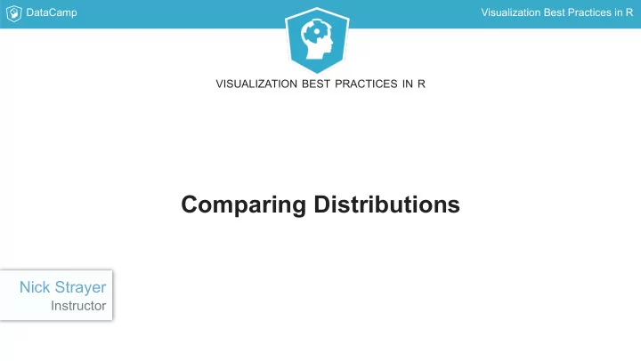 comparing distributions