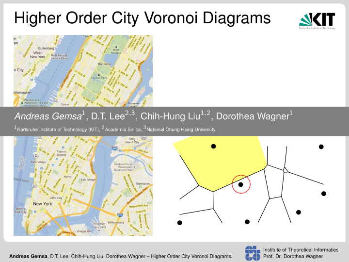 higher order city voronoi diagrams