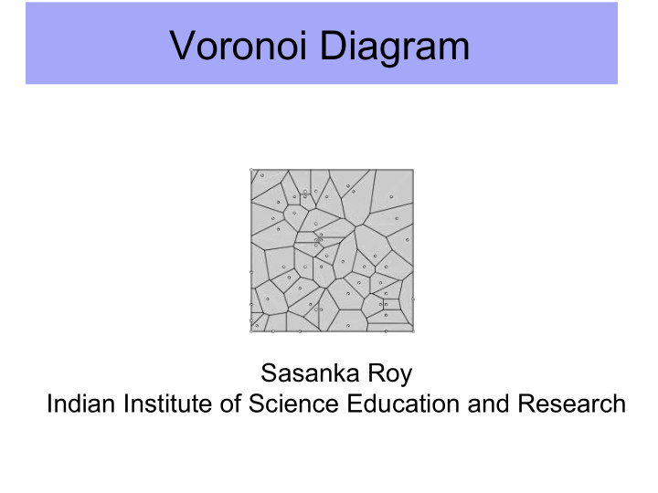 voronoi diagram