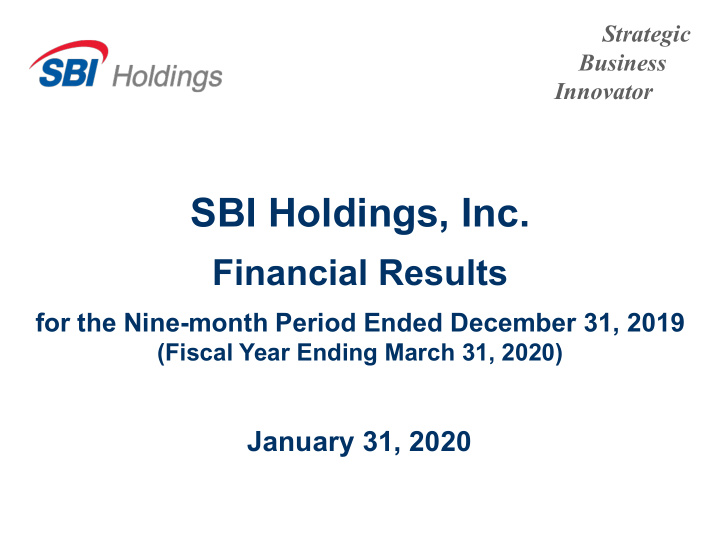 sbi holdings inc