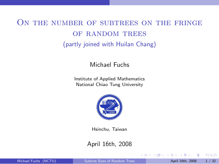 on the number of subtrees on the fringe of random trees