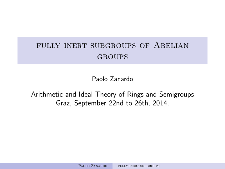fully inert subgroups of abelian groups