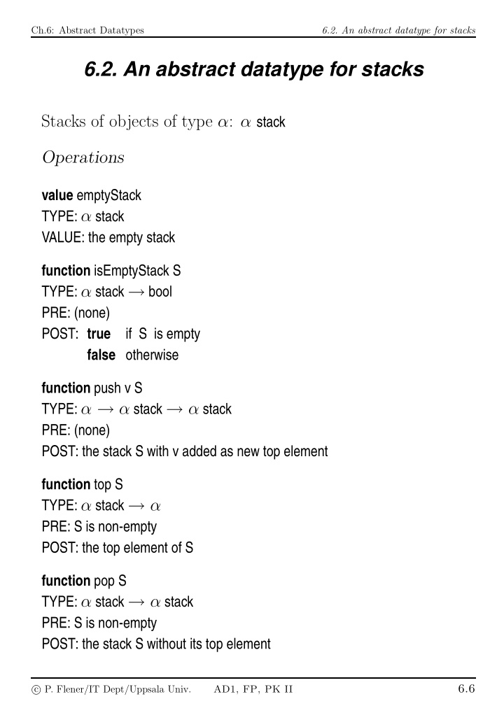 6 2 an abstract datatype for stacks