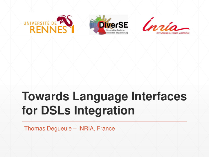 for dsls integration