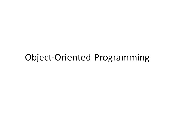 object oriented programming 1908 harry beck 1933