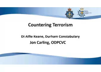 CT POLICING  PCVC BRIEFING  National CT Network  Head of CT POLICING  Assistant Commissioner