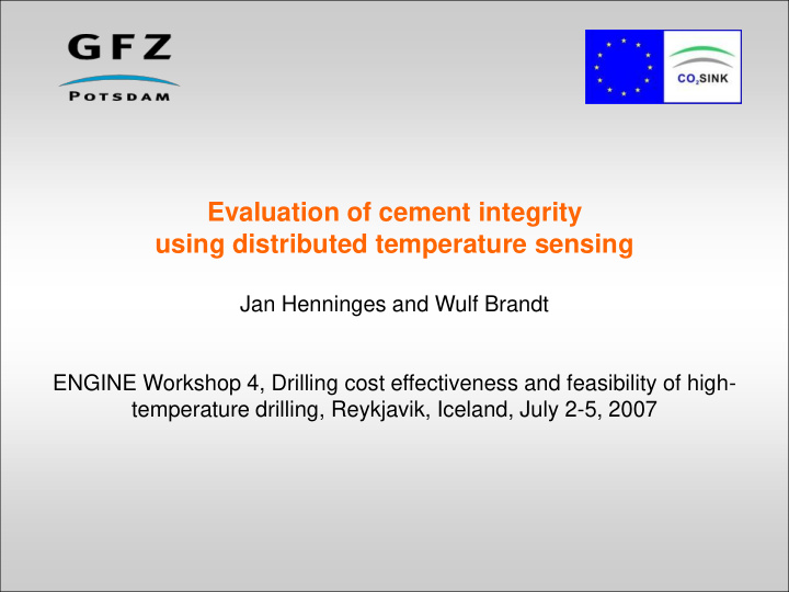 evaluation of cement integrity using distributed