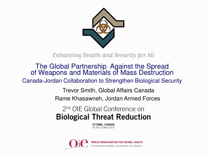 of weapons and materials of mass destruction