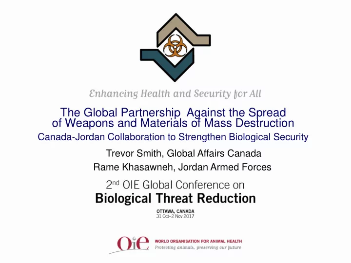 of weapons and materials of mass destruction