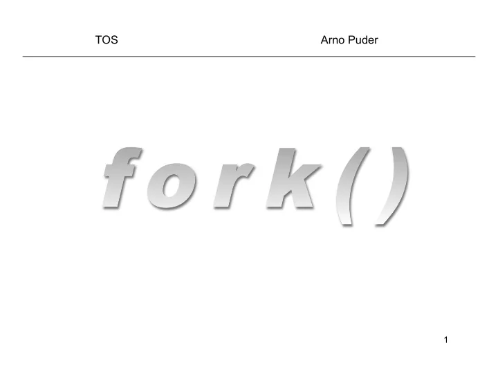 tos arno puder