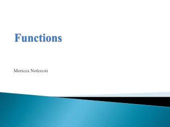 Morteza Noferesti  Experience has shown that the best way to develop and  maintain a large