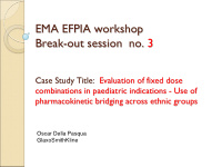 ema efpia workshop ema efpia workshop break out session