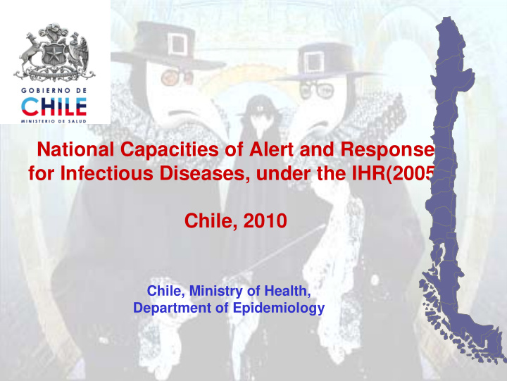 national capacities of alert and response for infectious