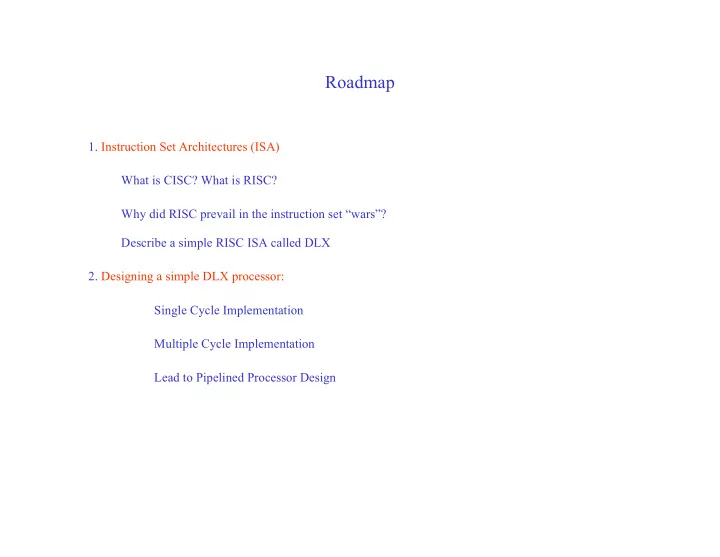 roadmap