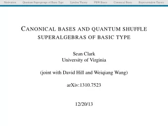 (Types A-D) gl ( m | n )