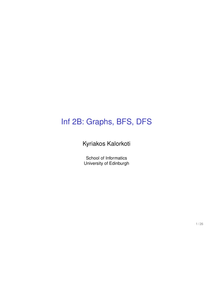 inf 2b graphs bfs dfs