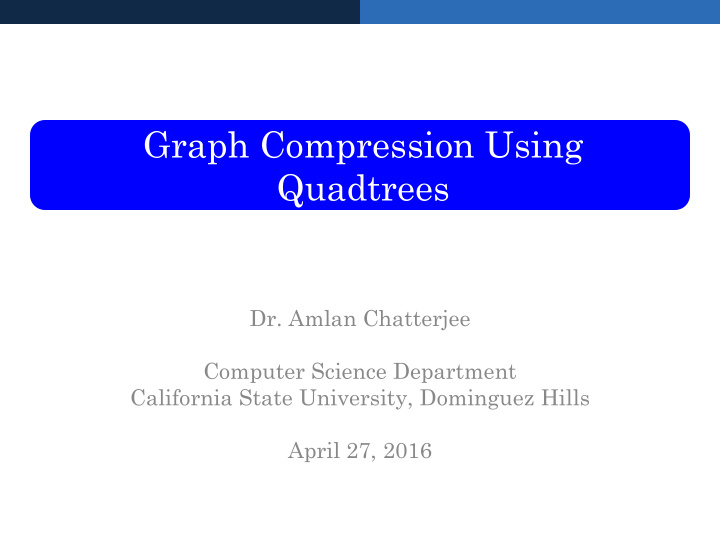graph compression using