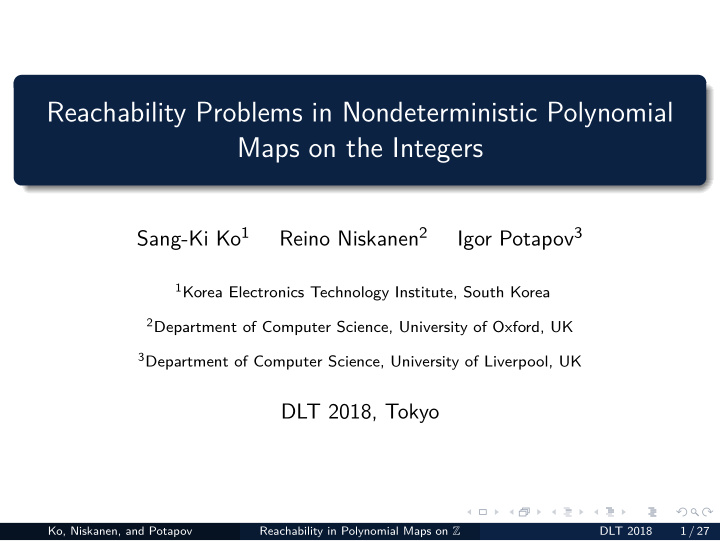 reachability problems in nondeterministic polynomial