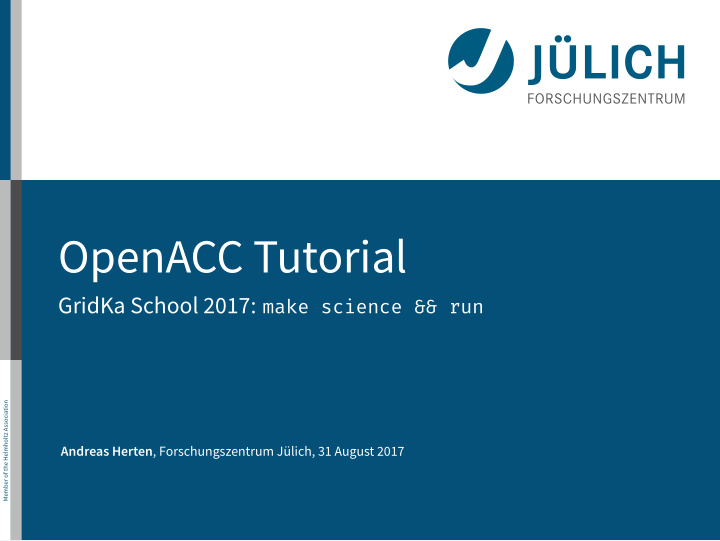 openacc tutorial