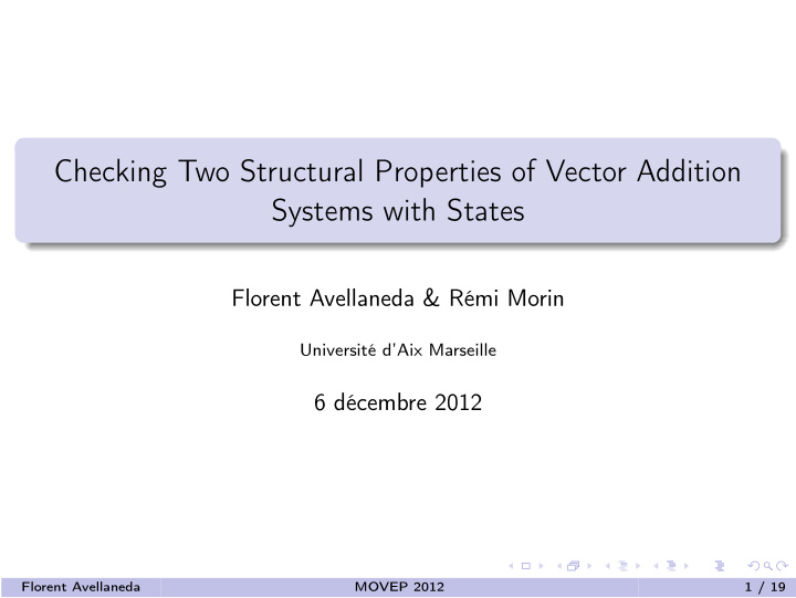 checking two structural properties of vector addition