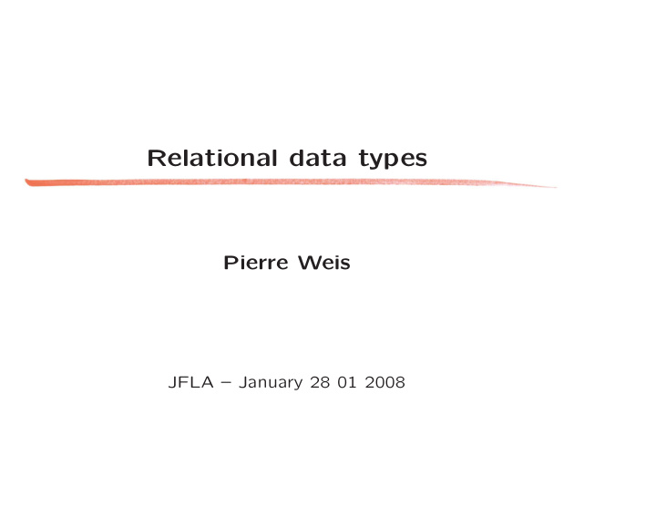 relational data types