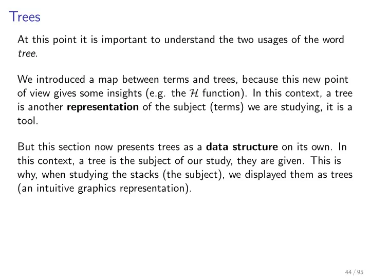 trees