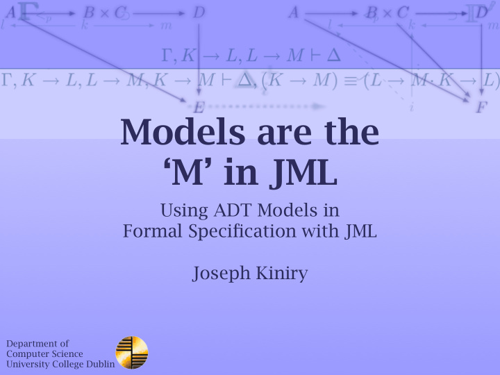 models are the m in jml