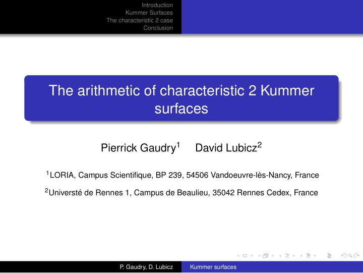 the arithmetic of characteristic 2 kummer surfaces