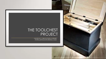 THE TOOLCHEST  PROJECT  GUIDED BY CHRISTOPHER SCHWARZ  (POPULARWOODWORKING.COM)  GROUP COMPOSITION