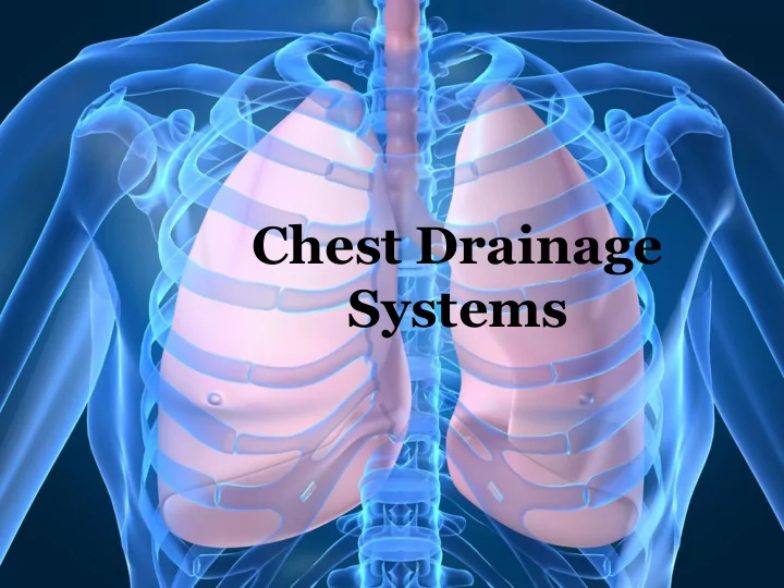 systems pleural anatomy