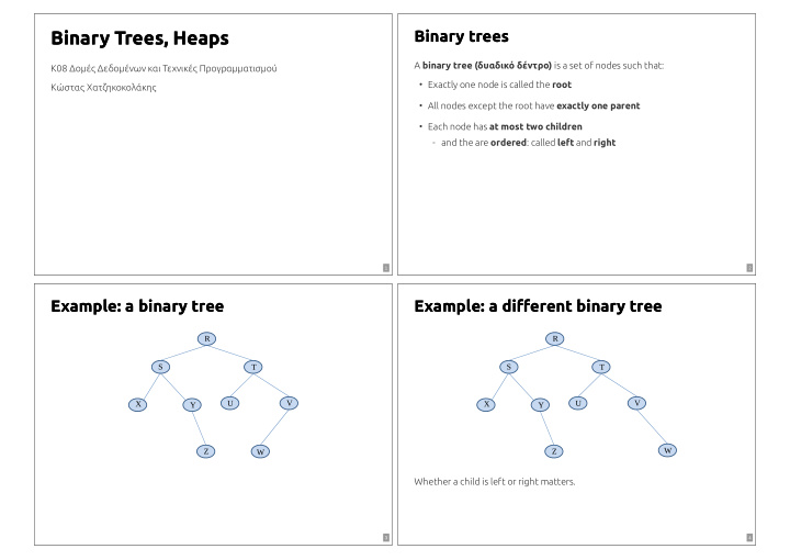 binary trees heaps binary trees heaps