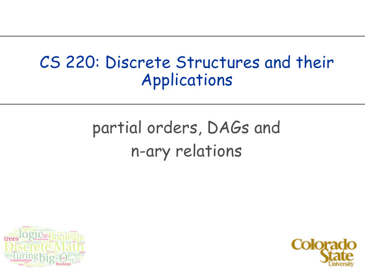 cs 220 discrete structures and their applications partial