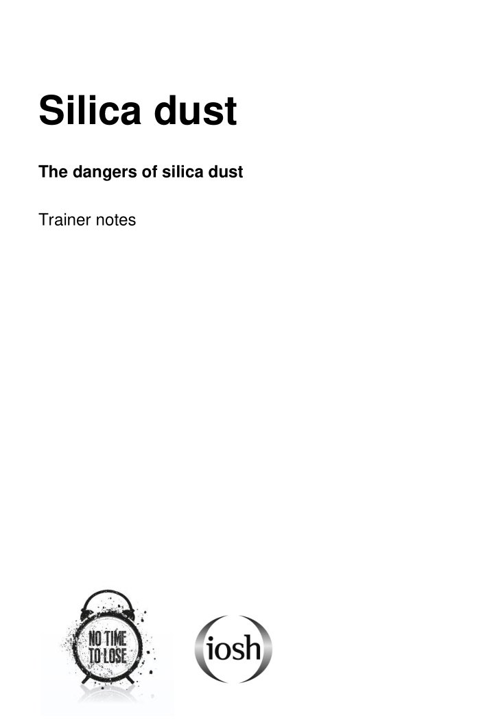silica dust