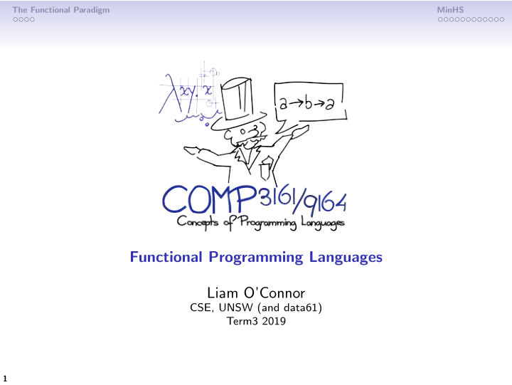 functional programming languages liam o connor