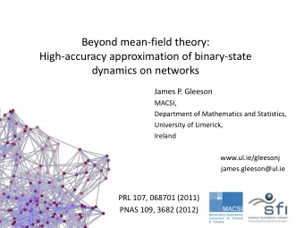 networks with degree distribution   : is it possible to  accurately predict macroscopic