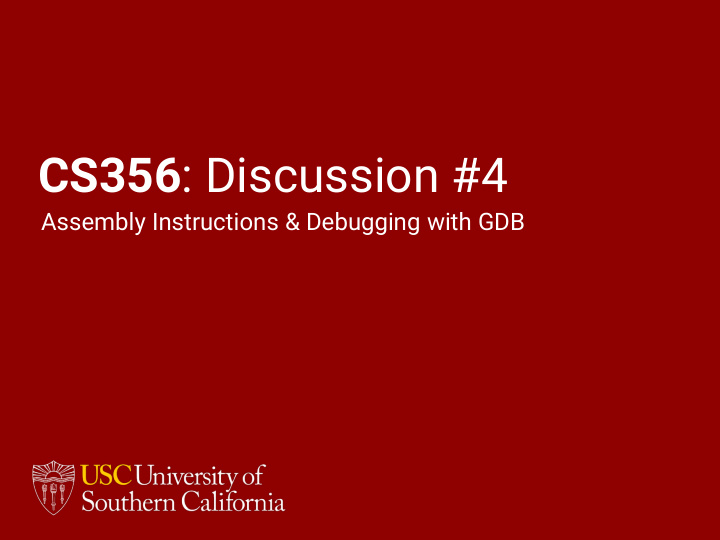 cs356 discussion 4
