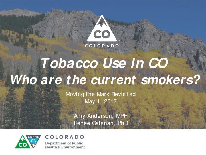 tobacco use in co