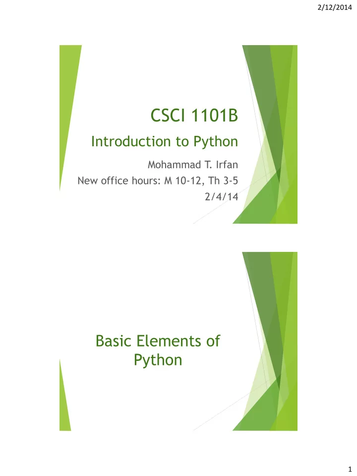 csci 1101b