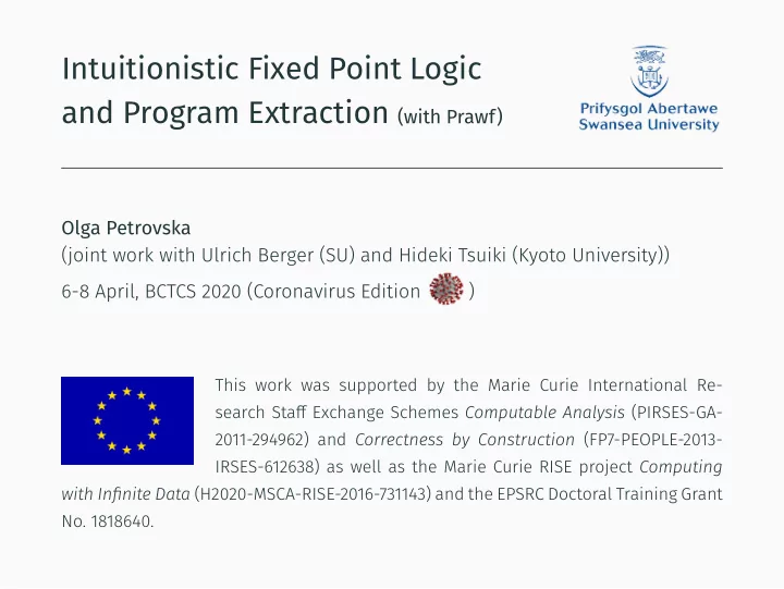intuitionistic fixed point logic